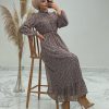 floral button down chiffon maxi dress floral button down chiffon maxi dress