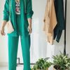 pure cotton zip up hoodie two piece set