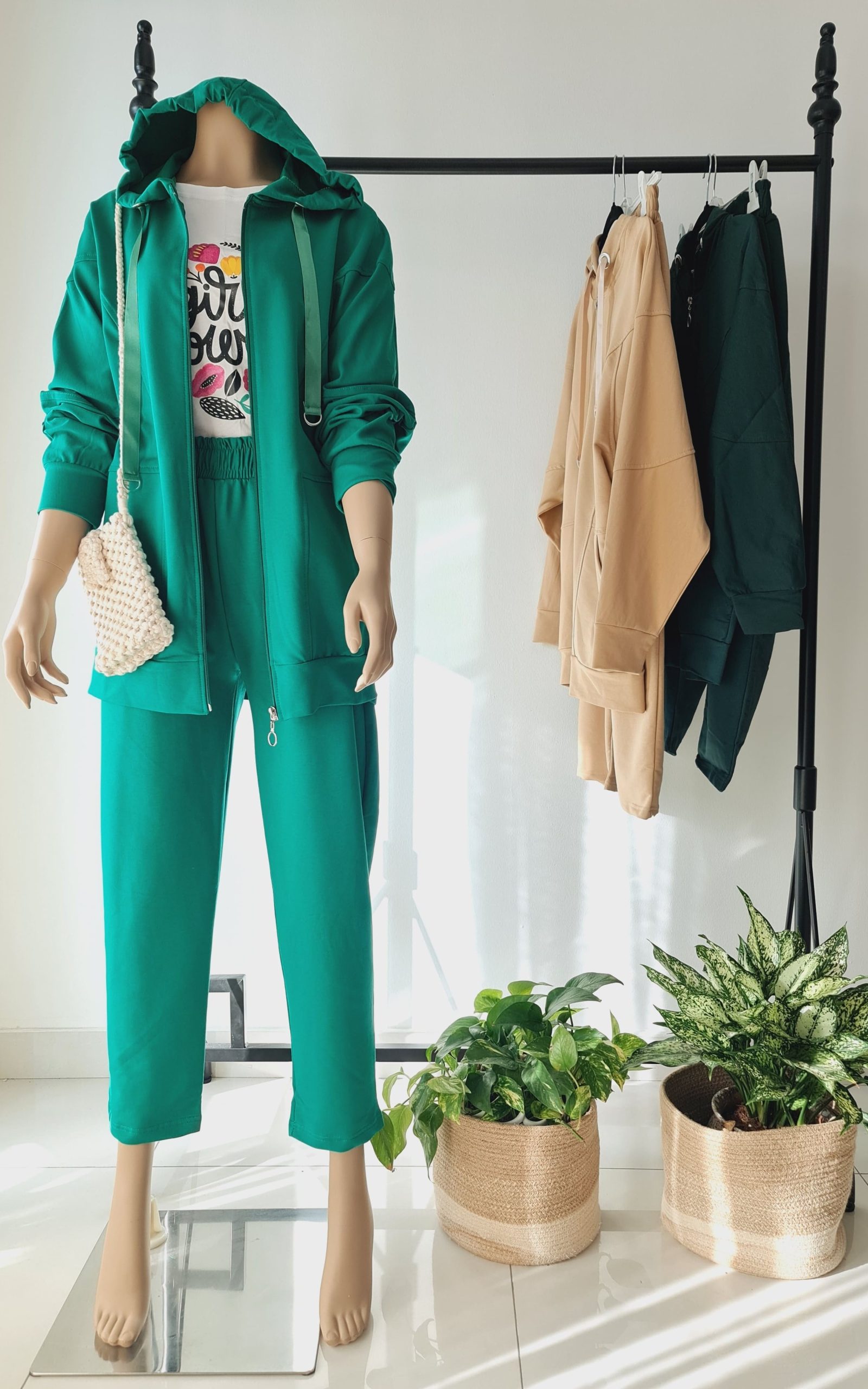 pure cotton zip up hoodie two piece set pure cotton zip up hoodie two piece set