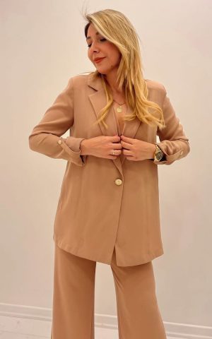 casual crepe two piece set