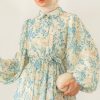 floral chiffon maxi dress
