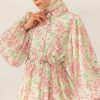 floral chiffon maxi dress