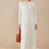 essential white crepe under dress essential white crepe under dress