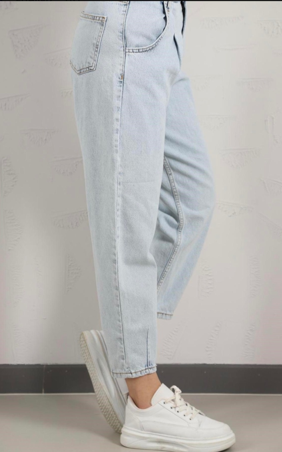 cotton mom fit pants