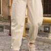 cotton mom fit pants