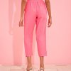 linen drawstring cropped pants