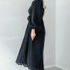 soft collared textured maxi dress soft collared textured maxi dress